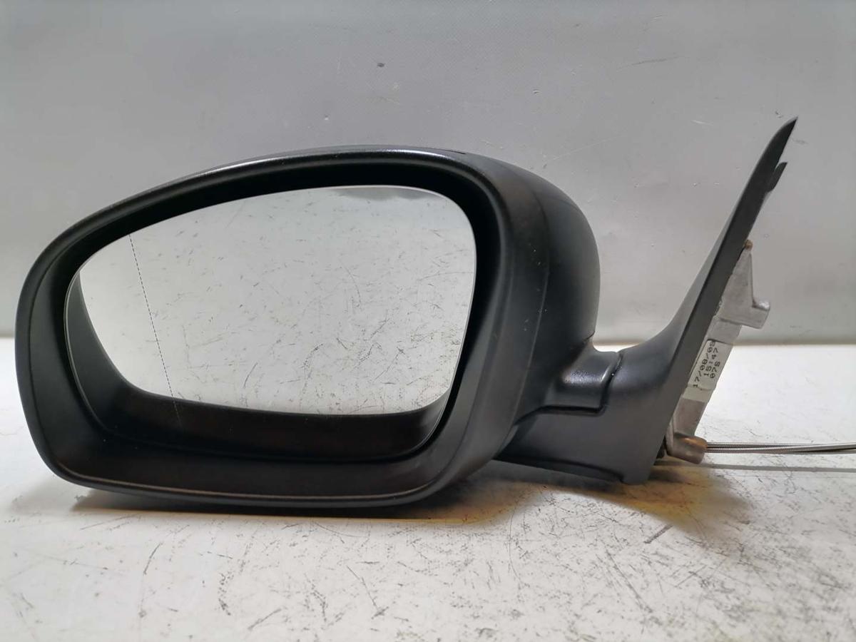 Skoda Fabia 2 original Au&szlig;enspiegel links manuell verstellbar 9153 Anthracite grey Bj.2009